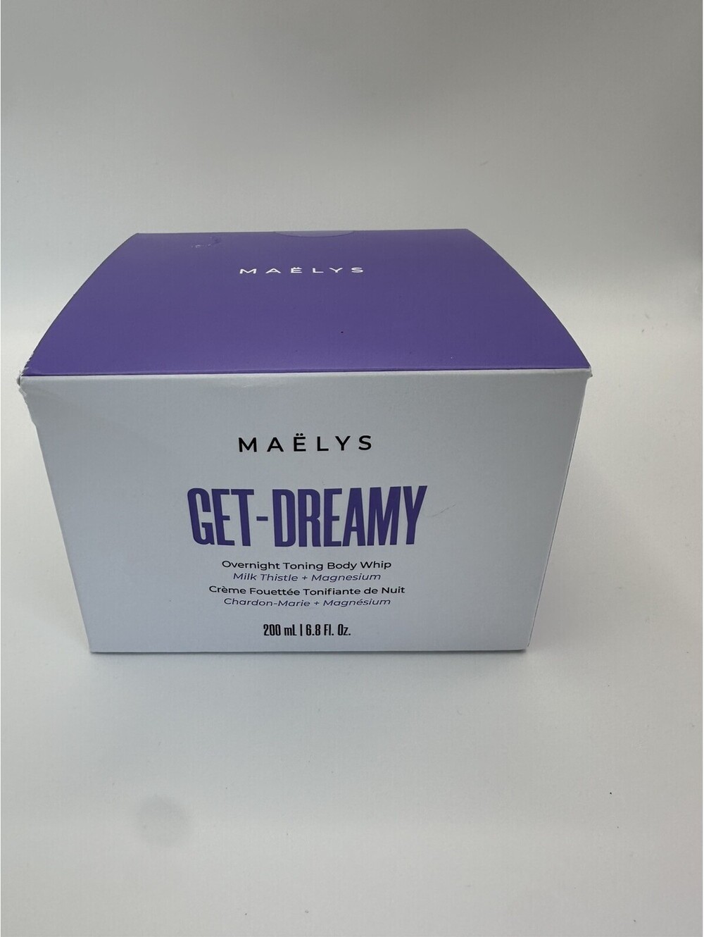 GET-DREAMY Overnight Toning Body Whip Milk Thistle Magnesium 200ml 6.8 Fl by MAË